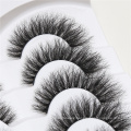 7 pairs silk eyelashes thick curl false lashes